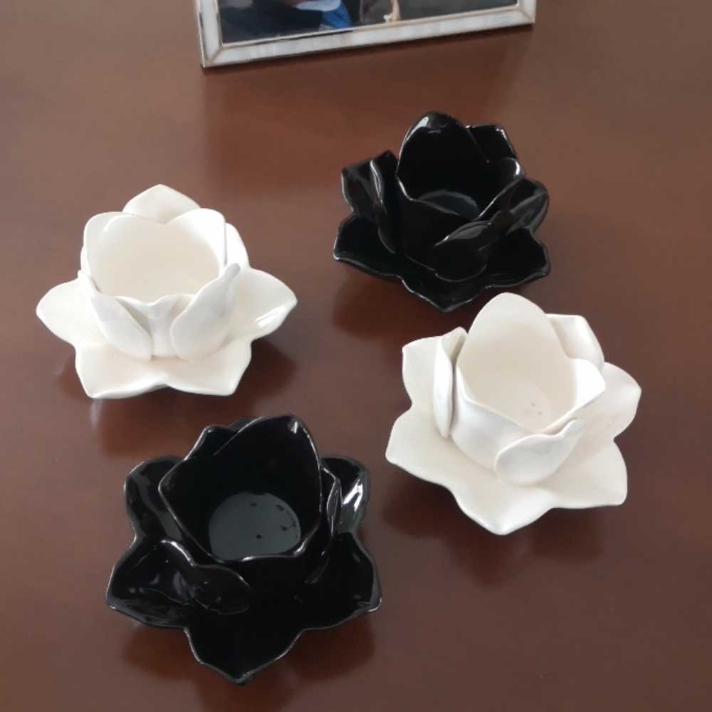 Bo concept flower tea light holder (32$ for all 4) - Picture 4 of 11